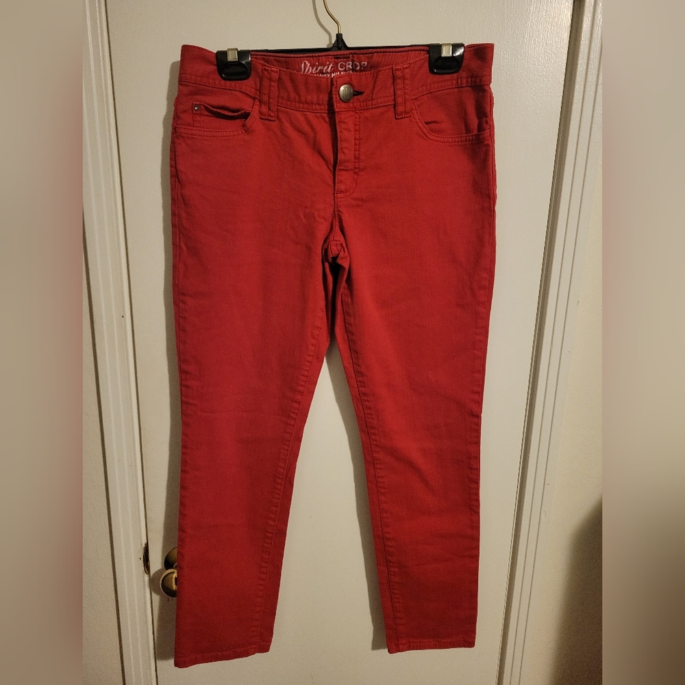 Tommy Hilfiger Spirit Crop Womens Tapered Leg Jeans Size 6